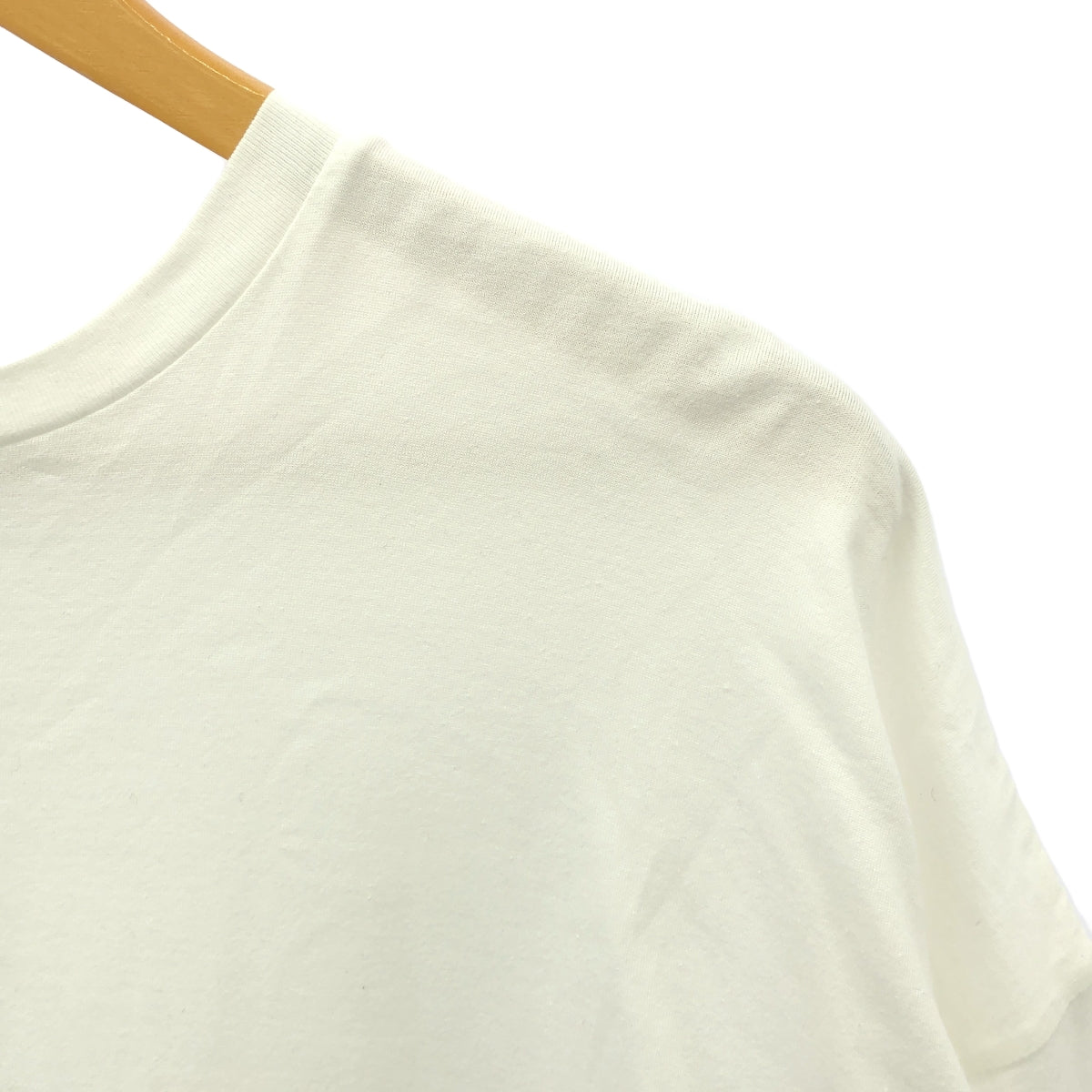 折疊 | 2023SS |波浪下擺 T 卹 棉質變形波浪剪裁和縫製 | 38 |白色 |女性的