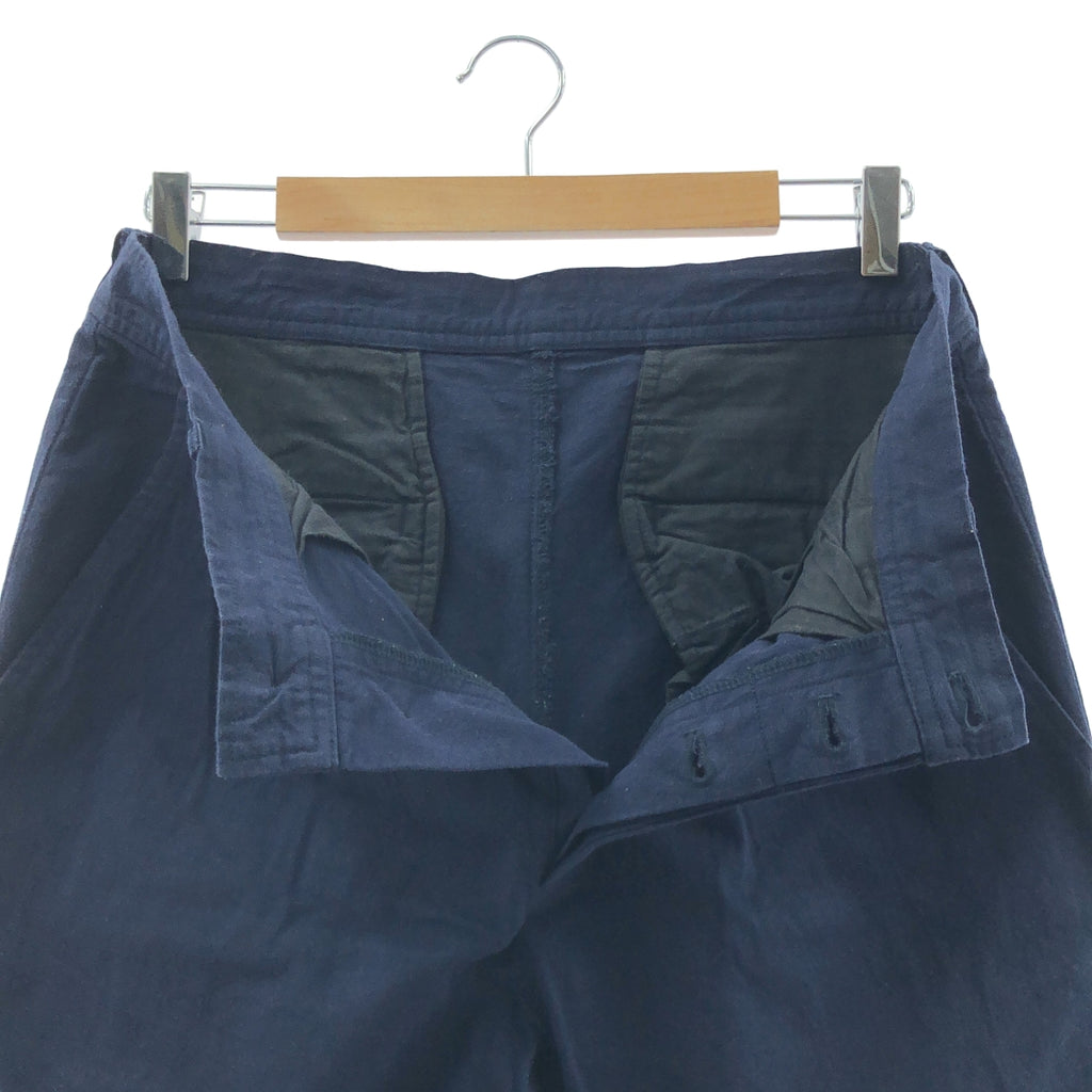 nest robe / ネストローブ | コットン タックパンツ | F | ネイビー | レディース