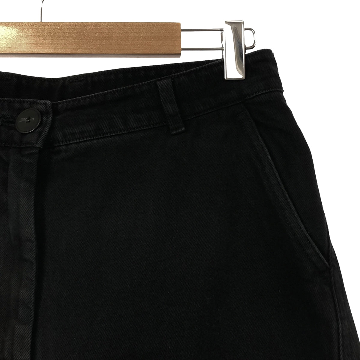 forte_forte / Forte Forte | Wide Tapered Denim Pants | 2 | Black | Women's