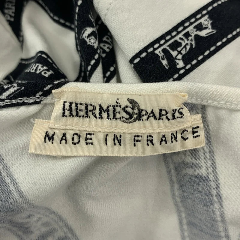 HERMES / エルメス | ボルデュック リボン ロゴ Tシャツ カットソー | SM | レディース