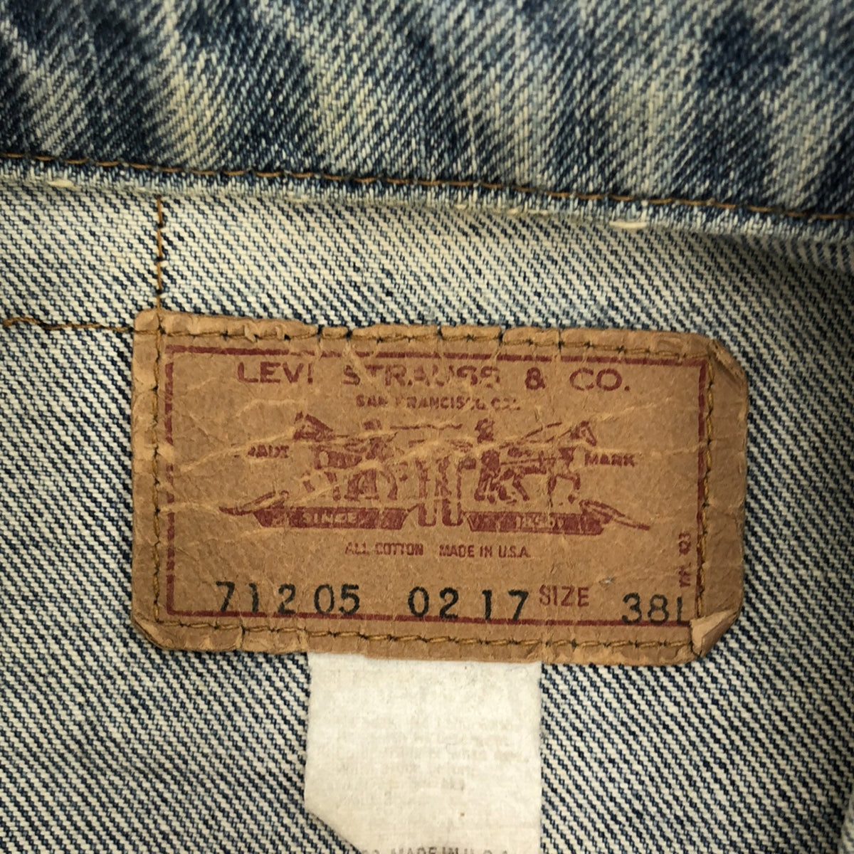 Levi's / リーバイス | 70s〜80s ヴィンテージ USA製 71205-0217 ロング丈 デニム トラッカージャケット | 38L | メンズ