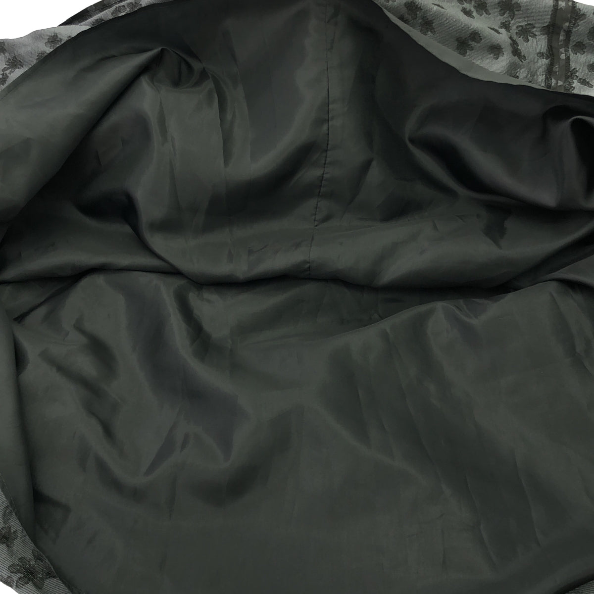 [狀況良好] RIV NOBUHIKO | 串珠提花抽繩蓬鬆半身裙 / 有襯裡 | F | 黑色 | 女款