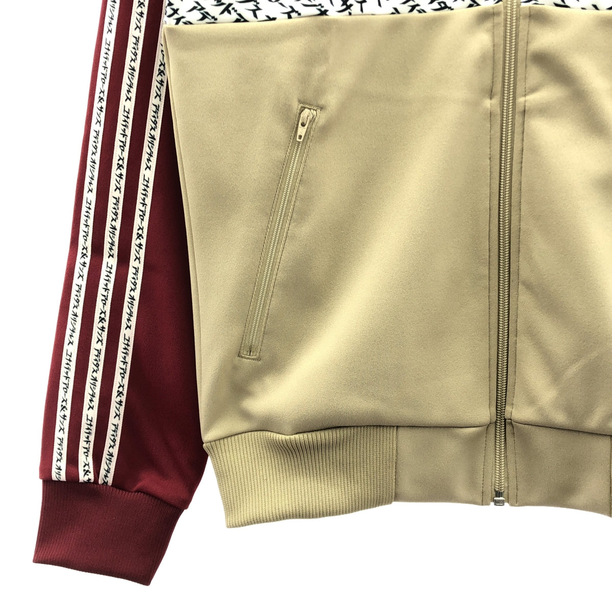 聯合箭父子 / 聯合箭父子 | × ADIDAS 運動服 UA Set-up 運動夾克 運動褲 | S |勃艮第紅/米色|男士