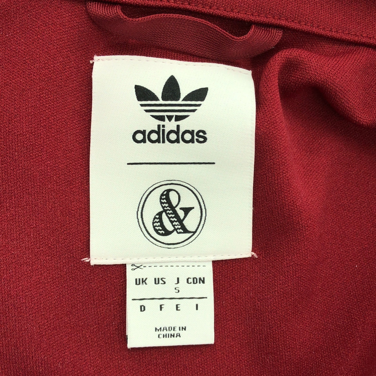聯合箭父子 / 聯合箭父子 | × ADIDAS 運動服 UA Set-up 運動夾克 運動褲 | S |勃艮第紅/米色|男士
