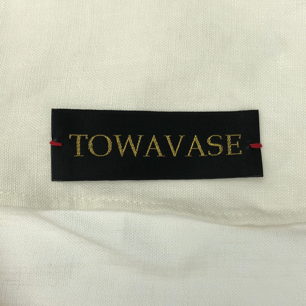 TOWAVASE / トワヴァーズ | リネン プリーツ シャツ | F | アイボリー | レディース