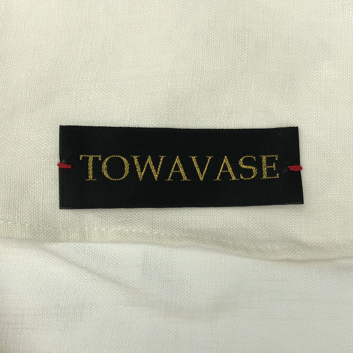 TOWAVASE / トワヴァーズ | リネン プリーツ シャツ | F | アイボリー | レディース