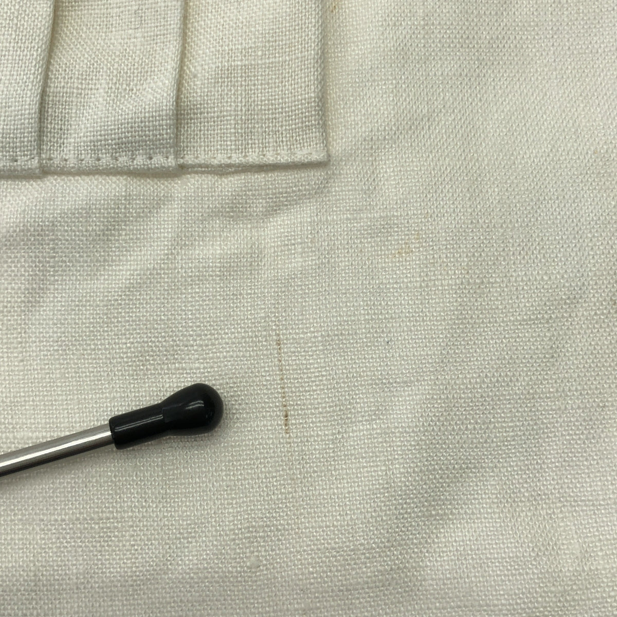 TOWAVASE / トワヴァーズ | リネン プリーツ シャツ | F | アイボリー | レディース