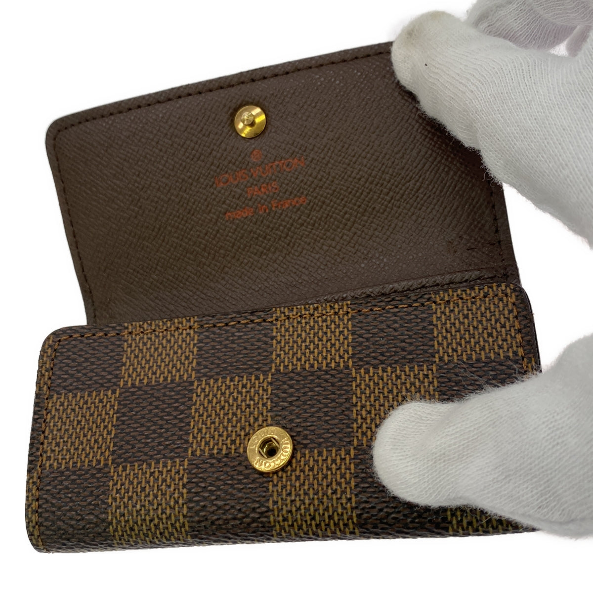Louis Vuitton / ルイヴィトン | ダミエ ミュルティクレ4 キーケース | ブラウン