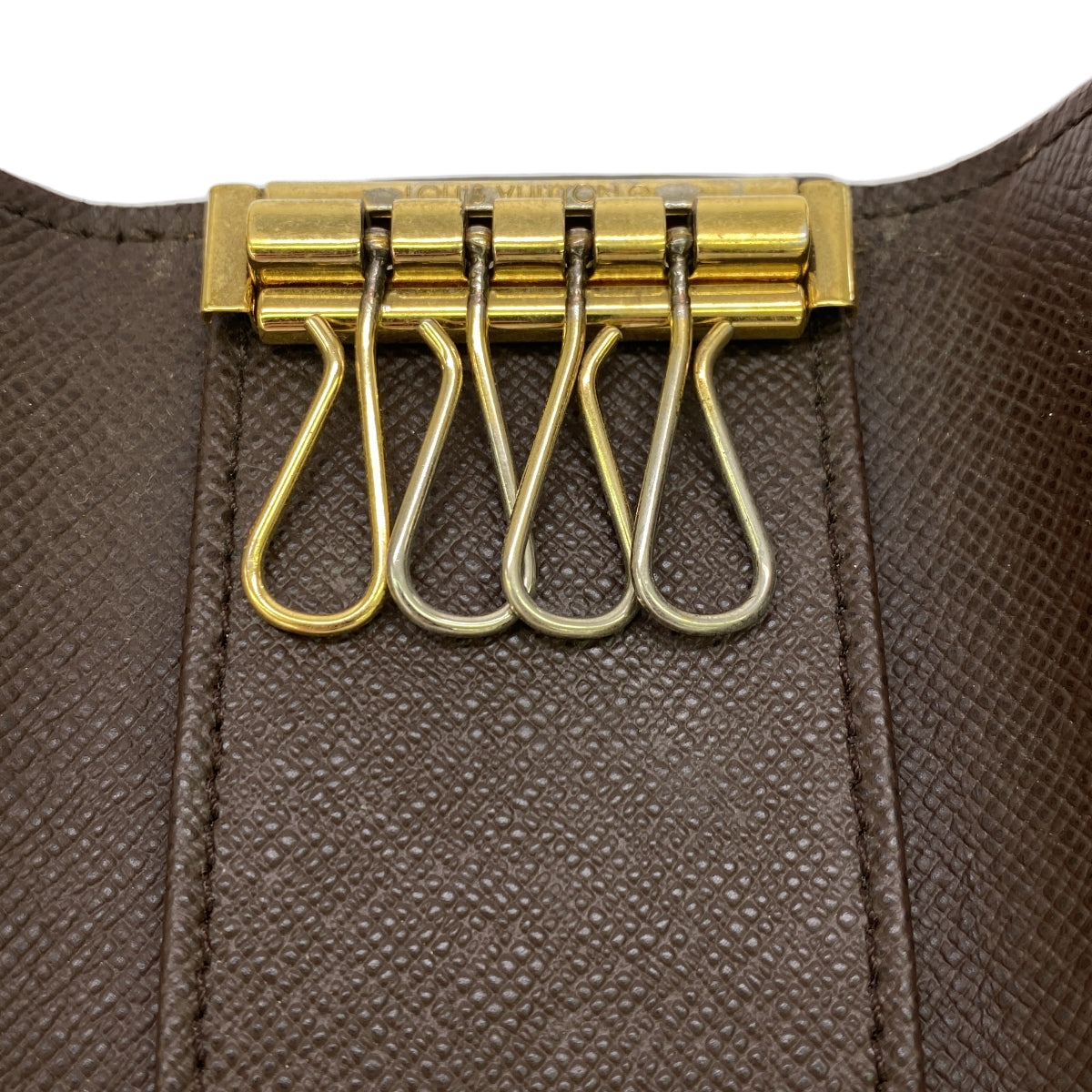 Louis Vuitton / ルイヴィトン | ダミエ ミュルティクレ4 キーケース | ブラウン