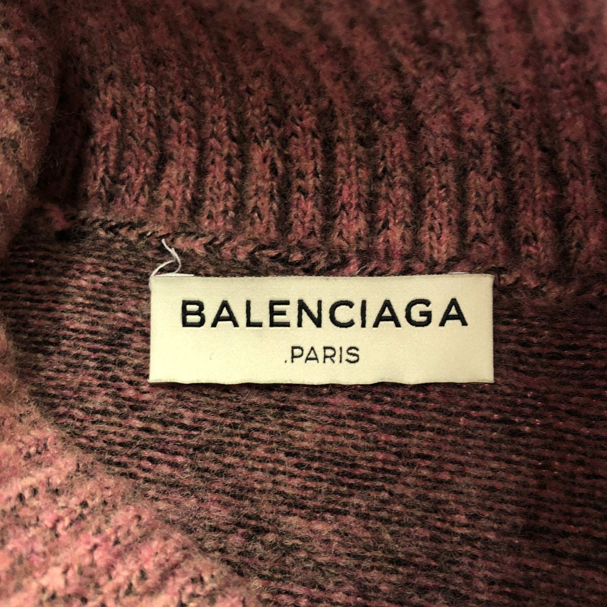 BALENCIAGA / 발렌시아가 | 울 터틀넥 니트 풀오버 | 34 | 여성