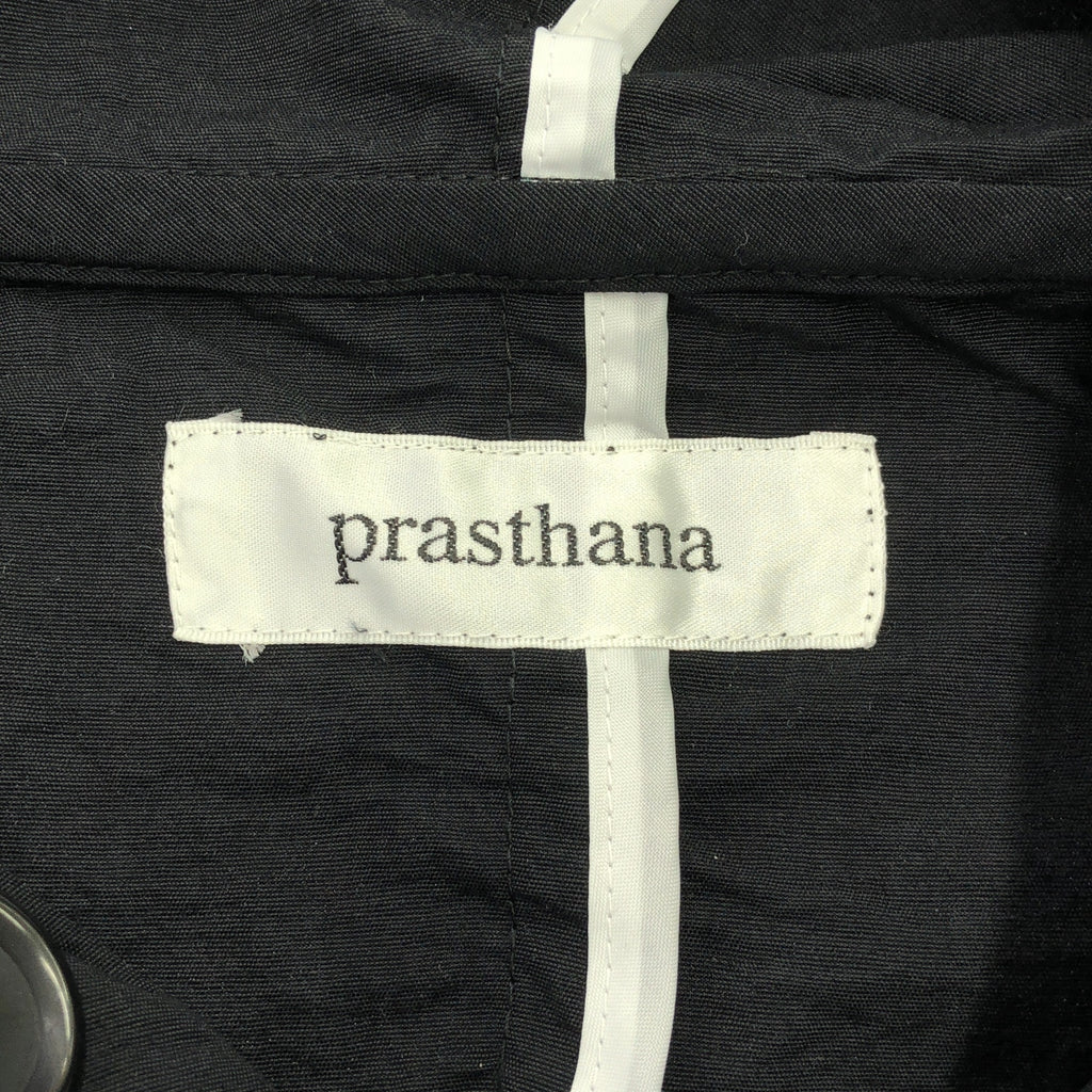 【新品】  prasthana / プラスターナ | wrap hood | L | ブラック | メンズ