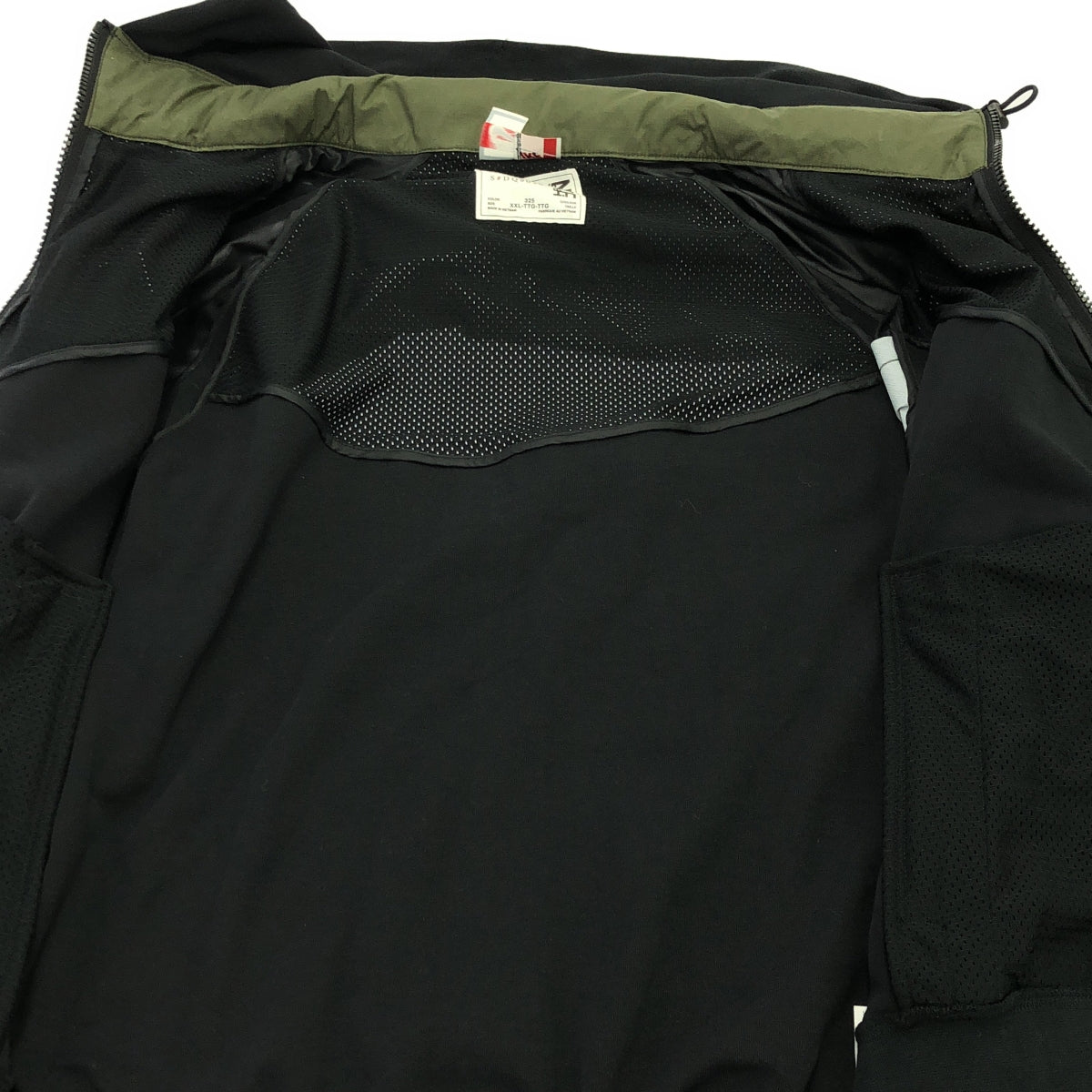 sacai / 사카이 | × NIKE / 나이키 AS M NRG FULL ZIP HOODIE / 다른 소재 전환 재킷 후디 | XXL | 남성