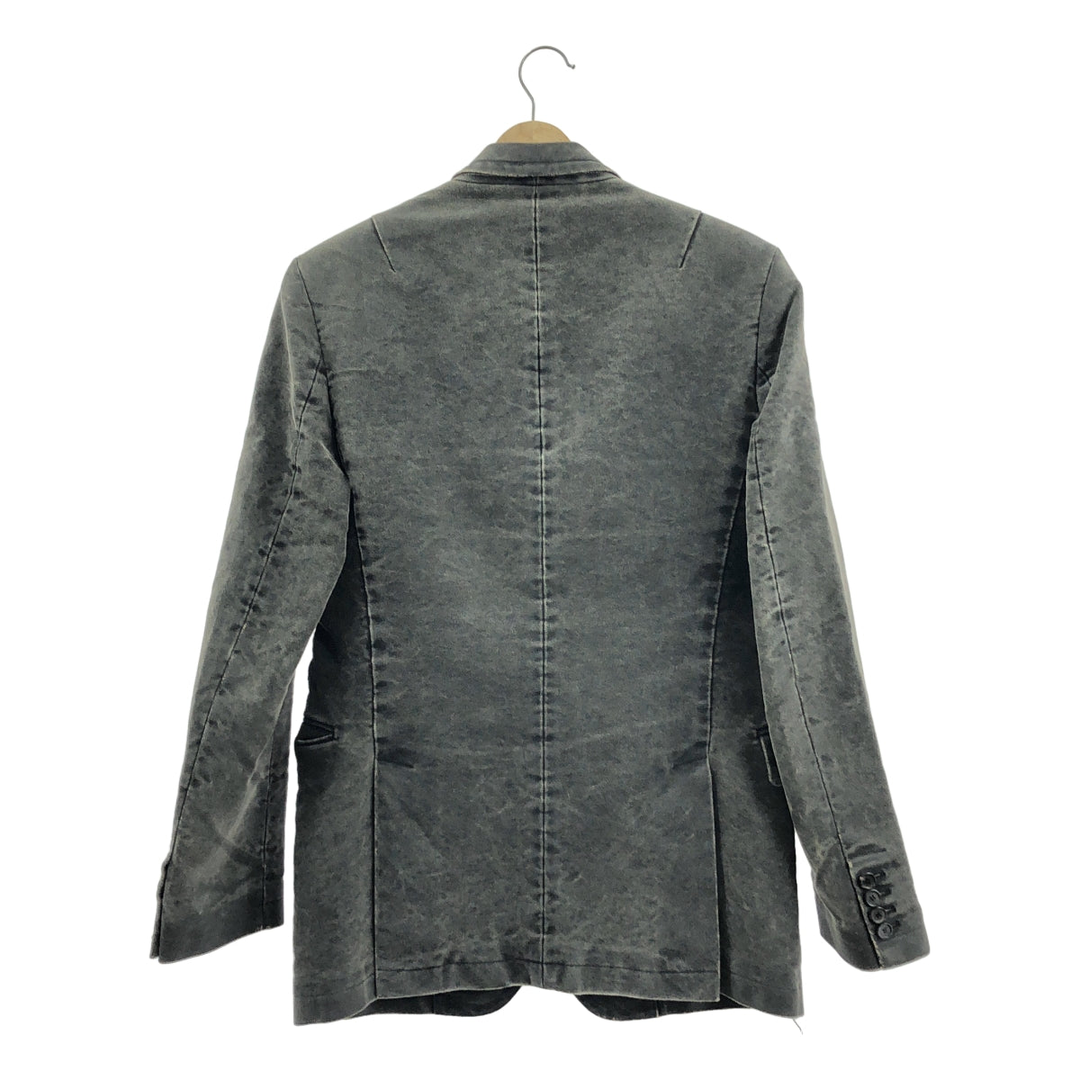 Neil Barrett / 닐 발렛 | 싱글 브레스트 테일러드 재킷 / 총 안감 | XS | 차콜 그레이 | 남성