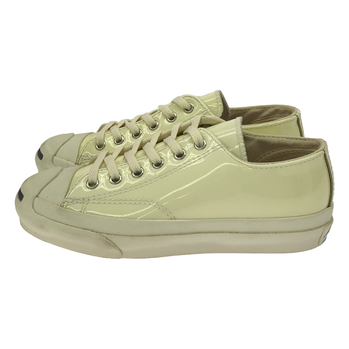 【美品】  CONVERSE / コンバース | ×BEAMS BOY / JACK PURCELL RET パテントレザー ジャックパーセル スニーカー | 23cm | ホワイト | レディース