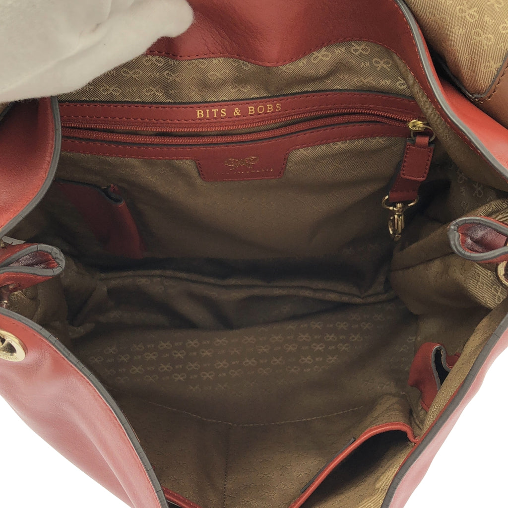 Anya Hindmarch | BITS &amp; BOBS 皮革旋扣單肩包 |