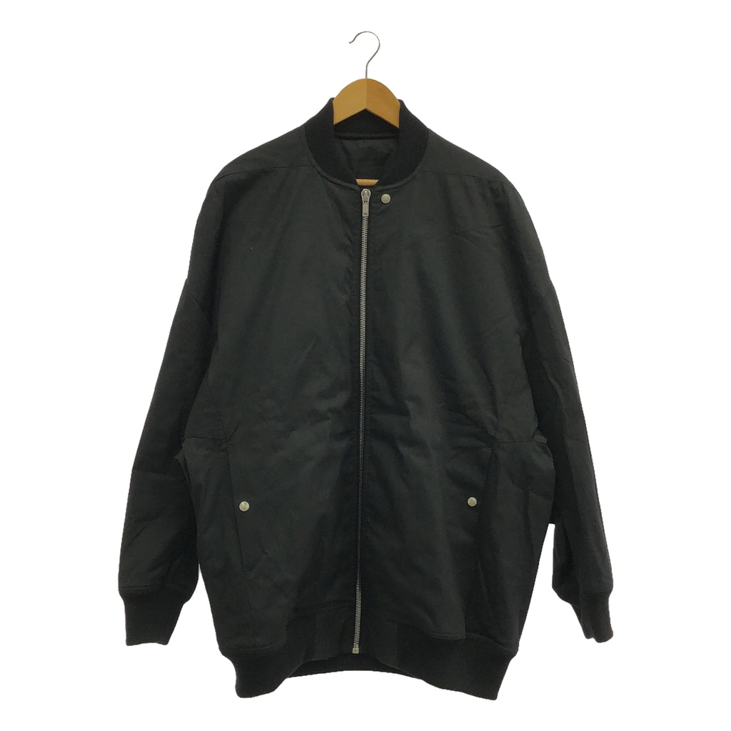[新品] Rick Owens | 2024秋冬 | BOMBER IMBOTTITORICAMATO / PORTERVILLE 飛行員夾克 MA-1 | 48 |黑色 |男士