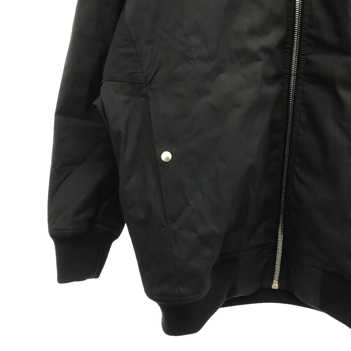 【新品】  Rick Owens / リックオウエンス | 2024AW | BOMBER IMBOTTITORICAMATO  / PORTERVILLE ボンバージャケット MA-1 | 48 | ブラック | メンズ