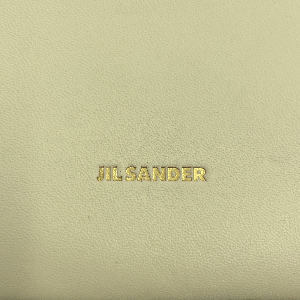 JIL SANDER / ジルサンダー | OMBRA 2トーン レザー ショルダーバッグ | ホワイト/ブラック | レディース