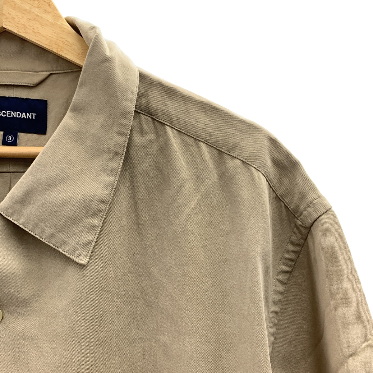 DESCENDANT | Ron Herman x Tencel PIER TENCEL SS 襯衫 / 單點標誌開領襯衫 | 尺寸 3 | 男款