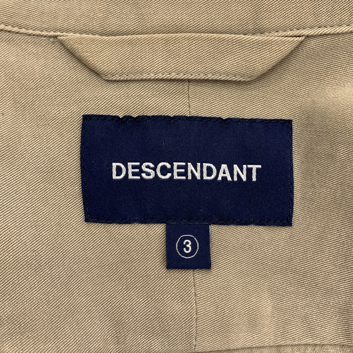 DESCENDANT | Ron Herman x Tencel PIER TENCEL SS 襯衫 / 單點標誌開領襯衫 | 尺寸 3 | 男款