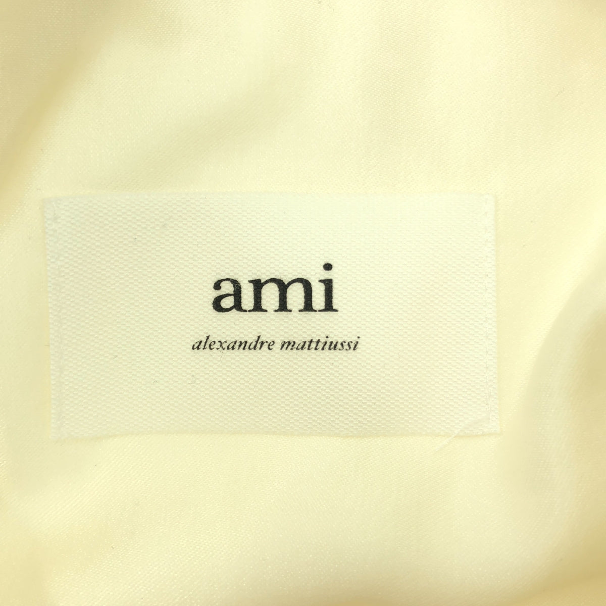 [Good Condition] AMI Alexandre Mattiussi | Wool Blend Overshirt | XXS | Ivory | Men's