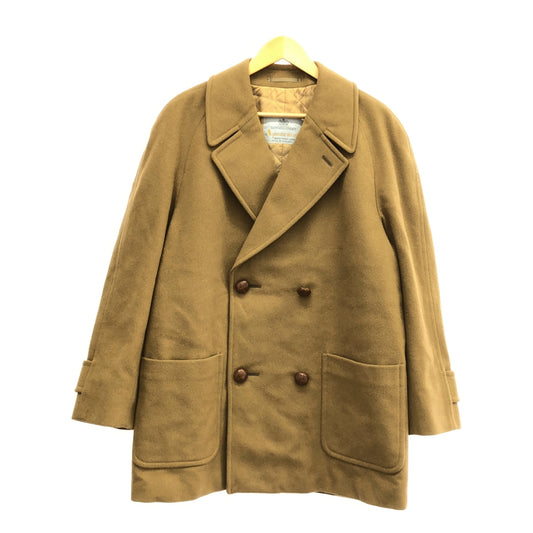 AQUASCUTUM | Wool quilted lined double chester coat | Camel | Men's