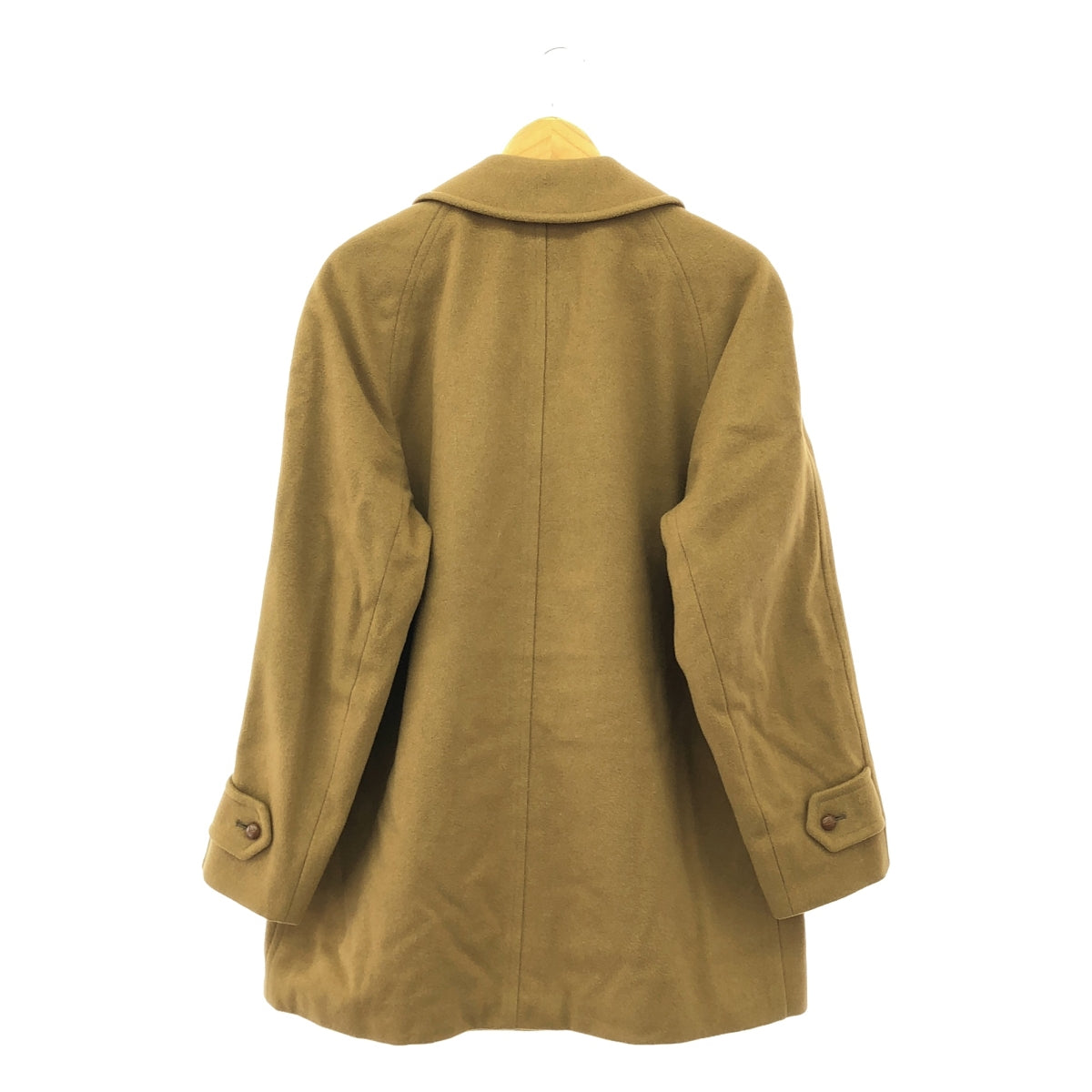 雅格獅丹 |羊毛絎縫襯裡雙切斯特大衣 |駱駝 |男士