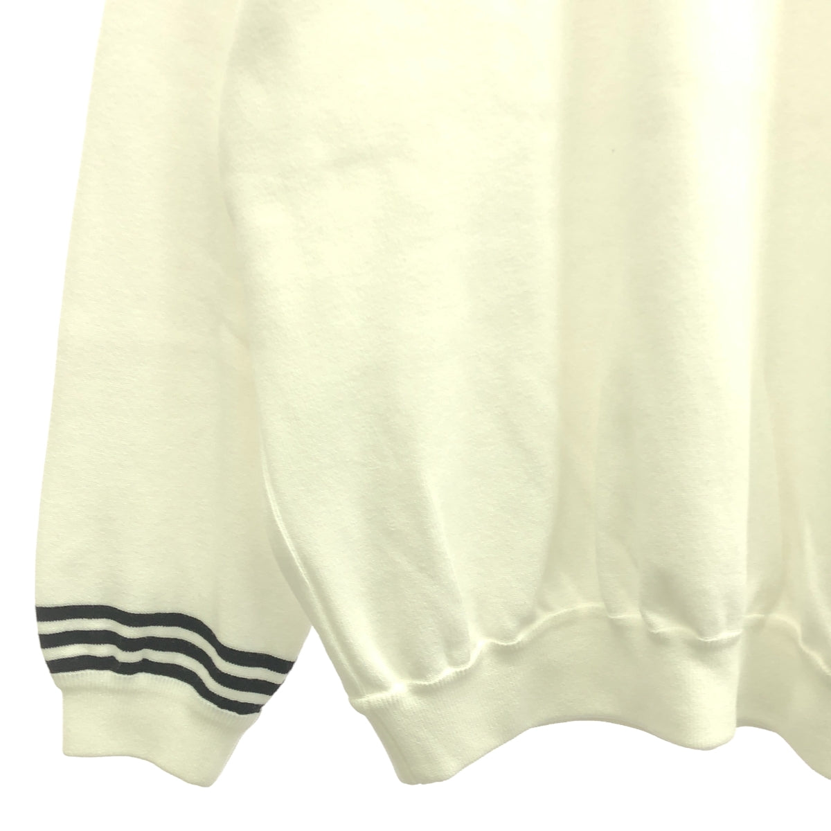【美品】  BORDERS at BALCONY / ボーダーズアットバルコニー | RAYON KNIT SWEATERプルオーバー ニット | 38 | ホワイト/ブラック | レディース