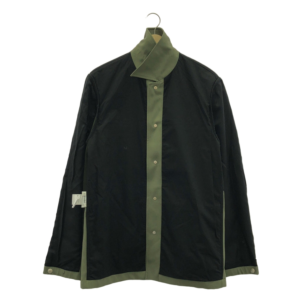 【美品】  JIL SANDER / ジルサンダー | 2022SS | ダブルポケット スナップボタン ジャケット / 総裏地 | 44 | オリーブ | メンズ