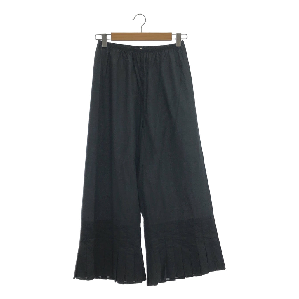 【美品】  susuri / ススリ | コットン フルッターパンツ | 2 | ブラック | レディース