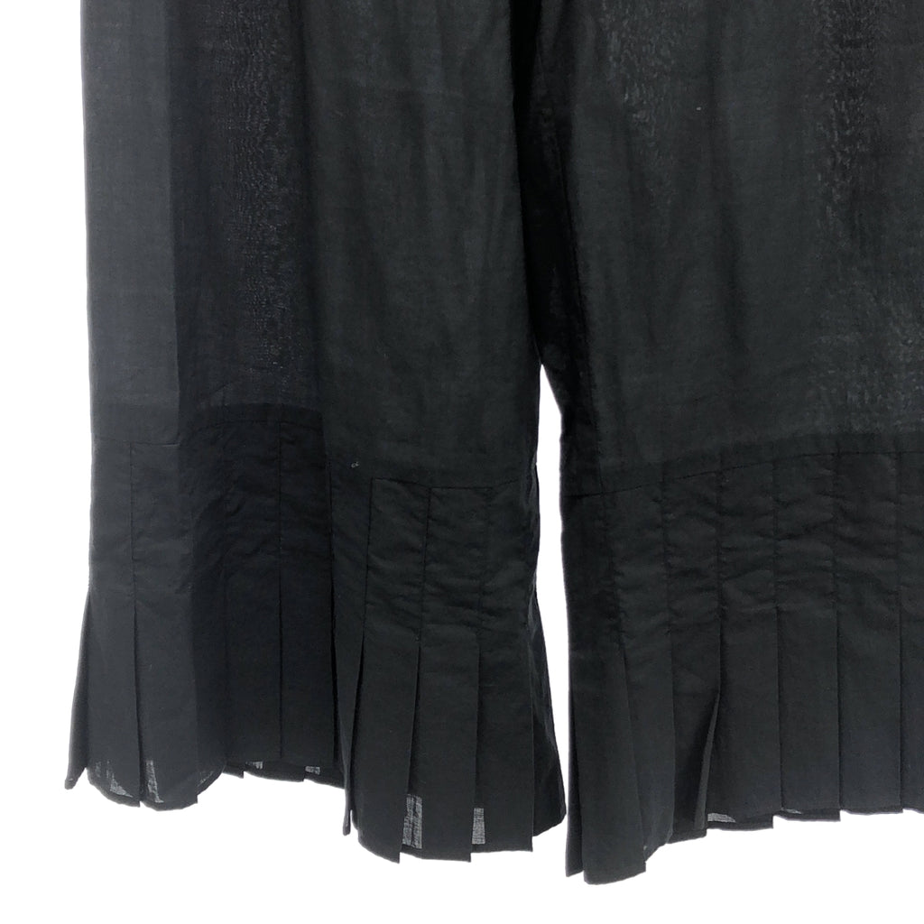 【美品】  susuri / ススリ | コットン フルッターパンツ | 2 | ブラック | レディース
