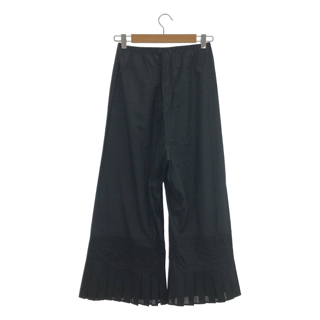 【美品】  susuri / ススリ | コットン フルッターパンツ | 2 | ブラック | レディース