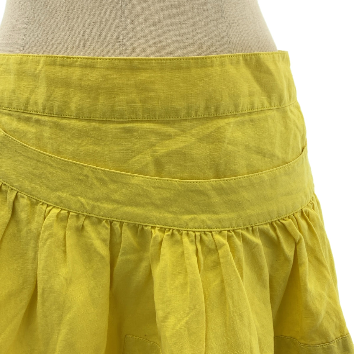 mina perhonen / ミナペルホネン | shirley リネン ラップスカート | 36 | レディース