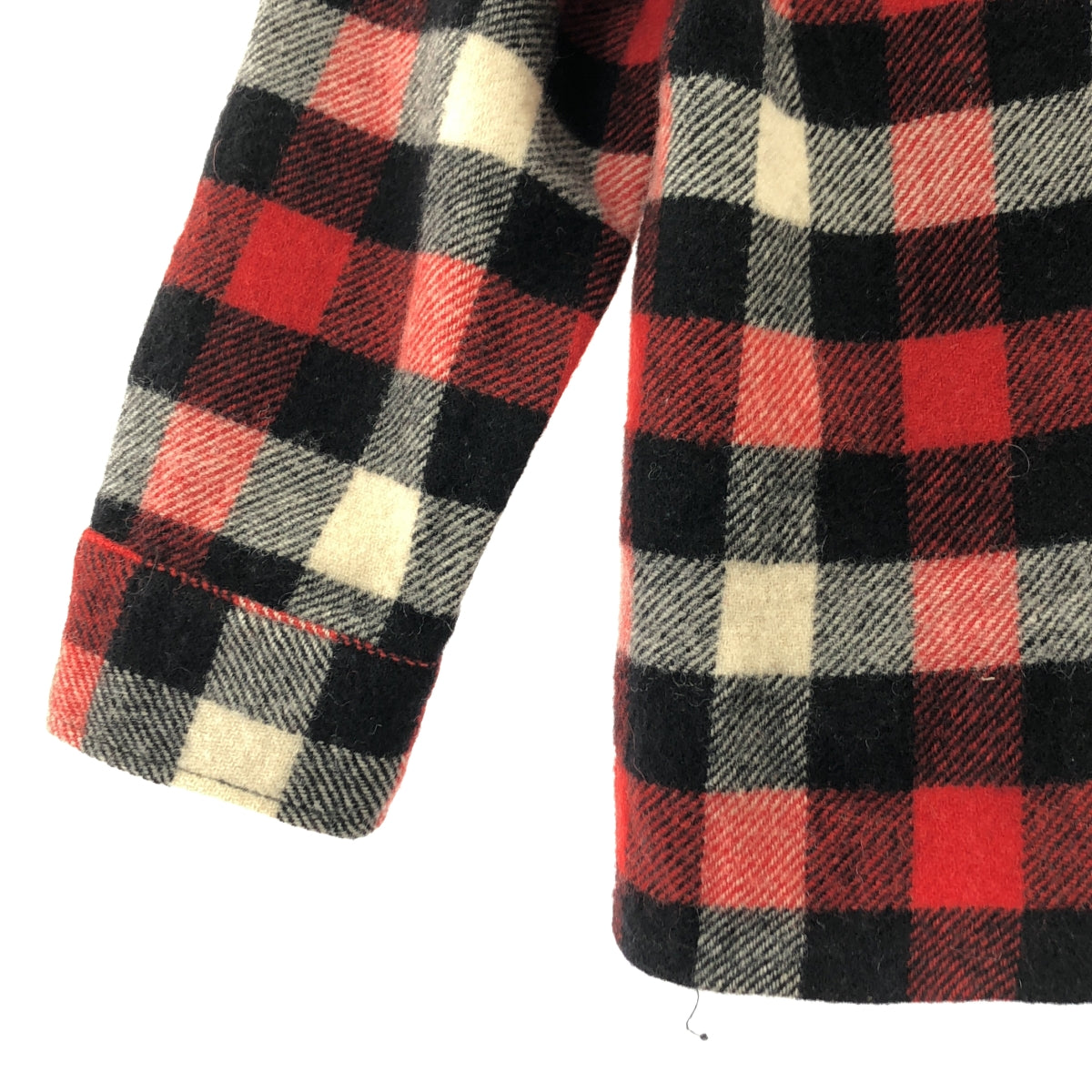 VINTAGE / ヴィンテージ古着 | 1950s | MERRIL WOOLEN MILLS メリル ウーレンミルズ / ウール チェック シャツ | レッド/ブラック/ホワイト | メンズ