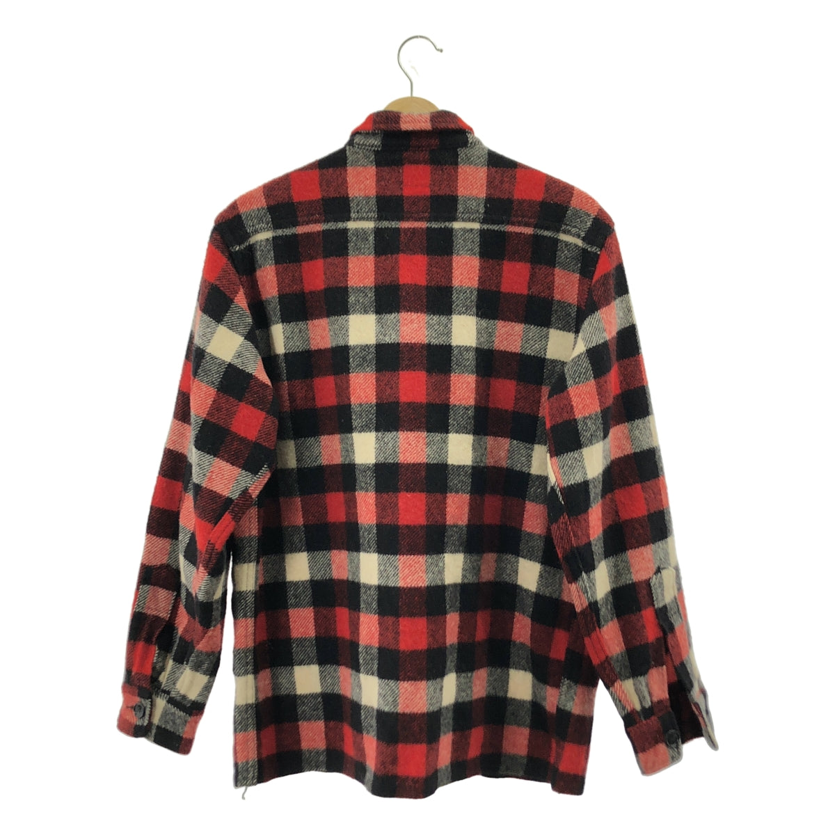 VINTAGE / ヴィンテージ古着 | 1950s | MERRIL WOOLEN MILLS メリル ウーレンミルズ / ウール チェック シャツ | レッド/ブラック/ホワイト | メンズ