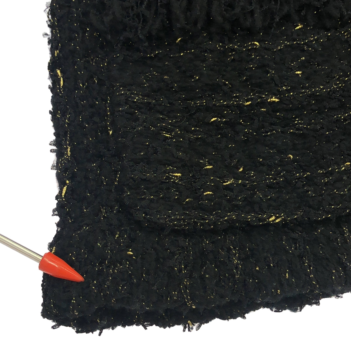 ESTNATION / エストネーション | ツイーディー ニット ジャケット | F | ブラック | レディース