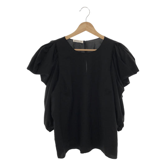 Designers Remix | Puff Sleeve Pullover Shirt | Black | Women's