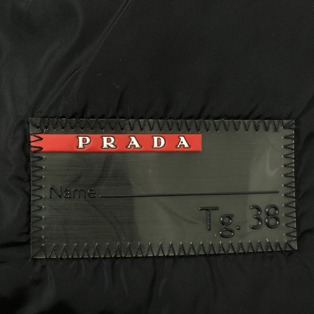 PRADA SPORT | 附毛皮飾邊的全拉鍊羽絨外套 | 尺寸 38 |