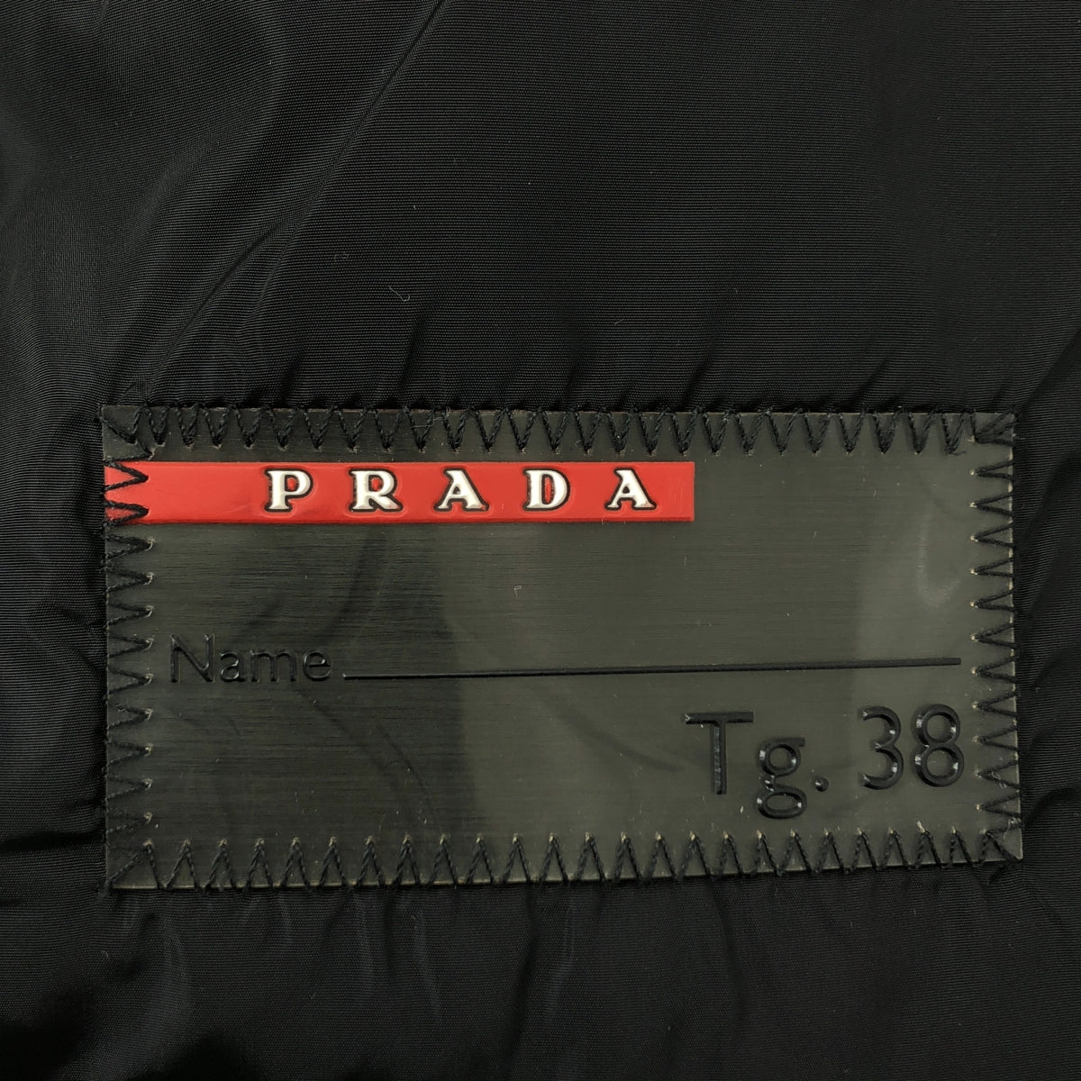 PRADA SPORT | 附毛皮飾邊的全拉鍊羽絨外套 | 尺寸 38 |