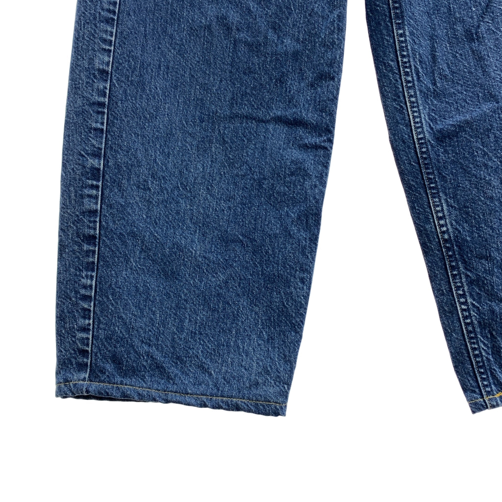 Upper Hights / Upper Hights | x Taeko Higashihara THE FIG WIDE 高腰闊腿牛仔褲 | 22 碼 | 湖藍/靛藍色 | 女款