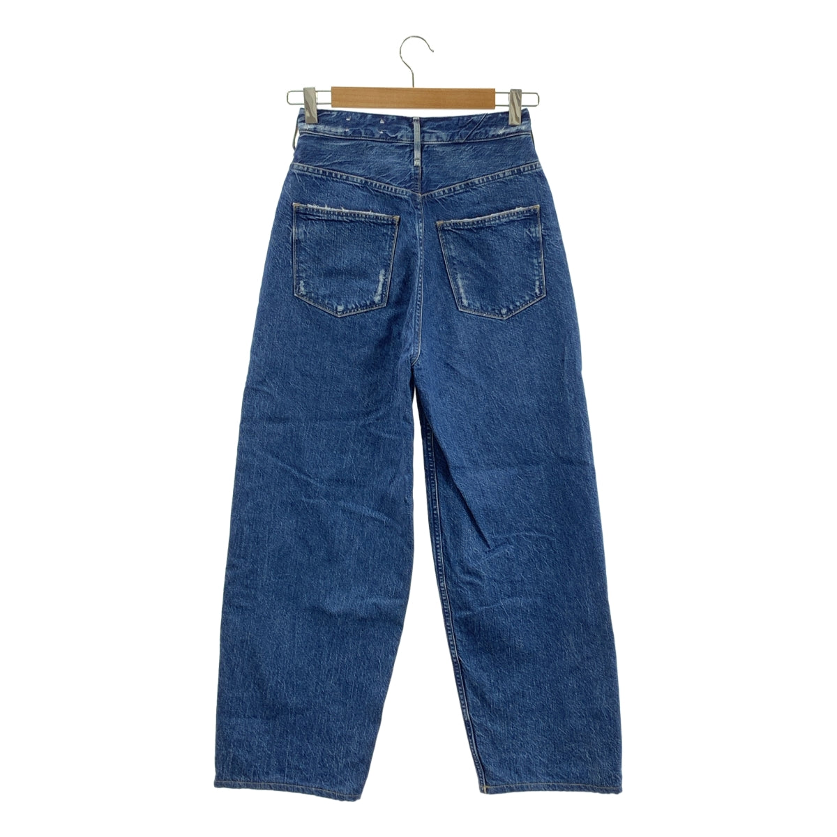 upper hights / アッパーハイツ | × 東原妙子 THE FIG WIDE ハイウエスト ワイド デニムパンツ | 22 | LAKE / インディゴ | レディース