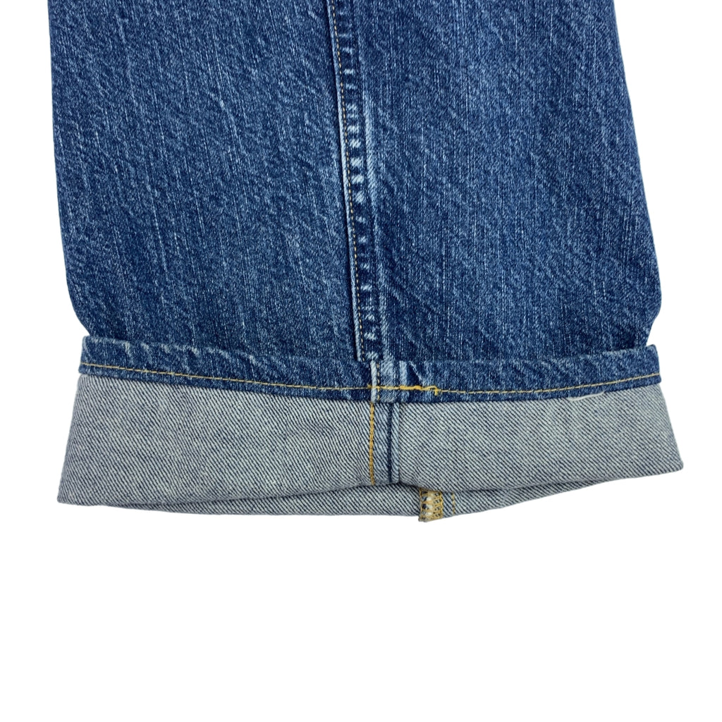 Upper Hights / Upper Hights | x Taeko Higashihara THE FIG WIDE 高腰闊腿牛仔褲 | 22 碼 | 湖藍/靛藍色 | 女款