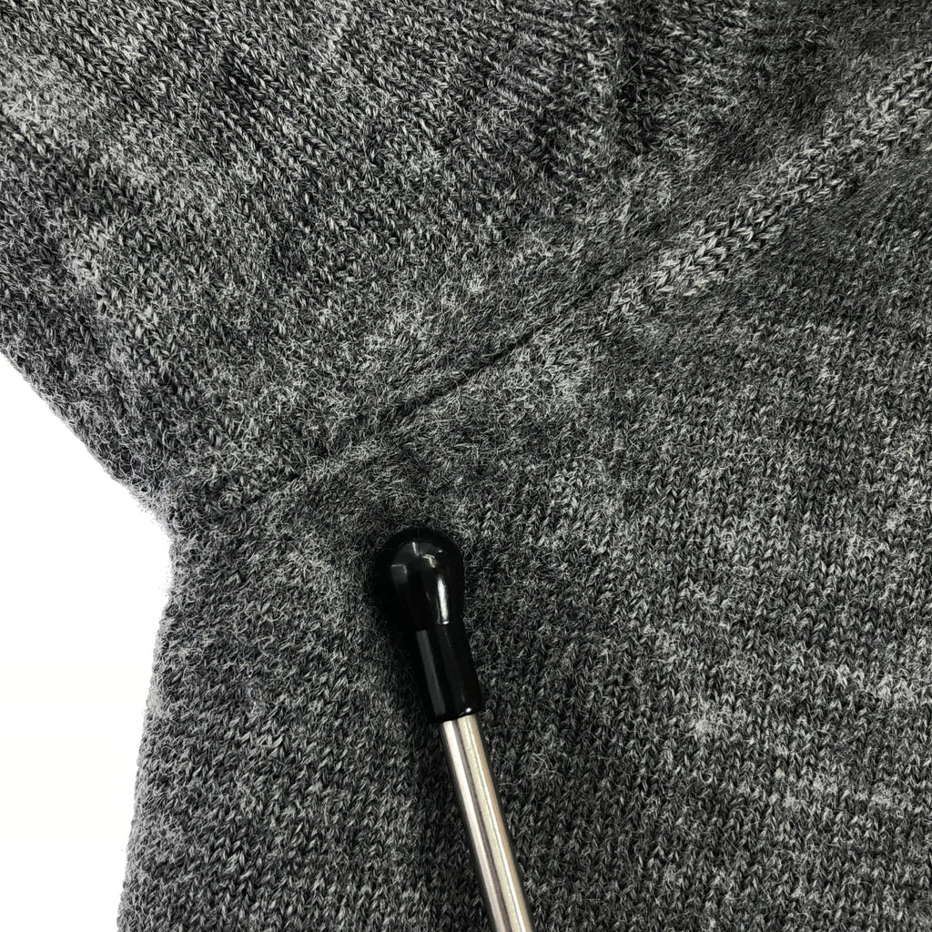 COMME des GARCONS COMME des GARCONS |羊毛針織連帽拉鍊外套 | XS |灰色|女性的