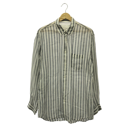 Maison Margiela | 2020SS | 白色標籤條紋標準襯衫 | 尺寸 40 | 女款