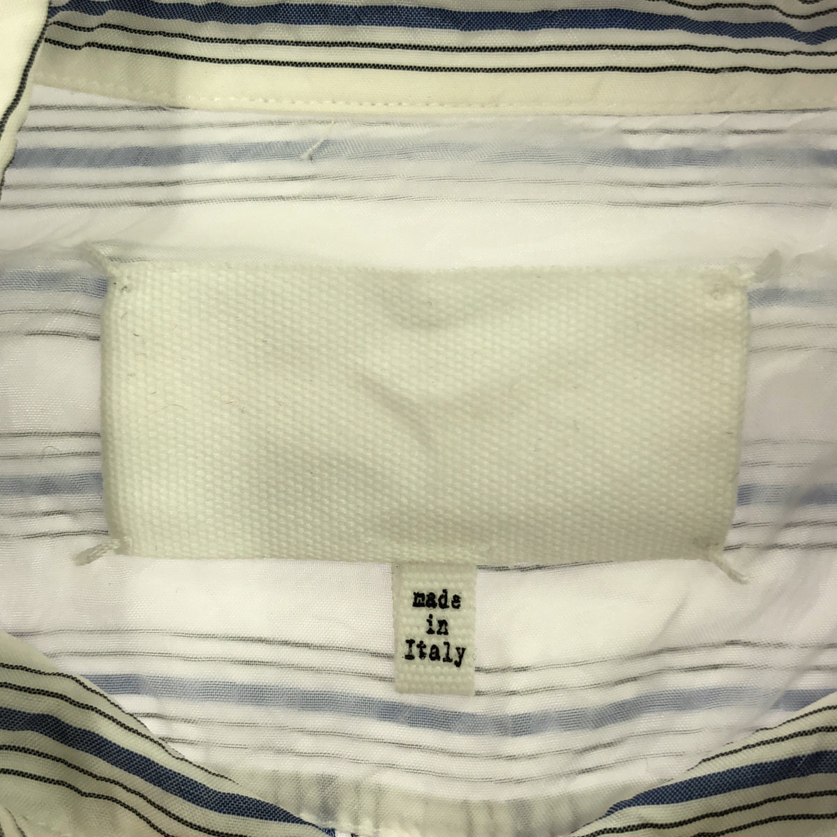 Maison Margiela | 2020SS | 白色標籤條紋標準襯衫 | 尺寸 40 | 女款