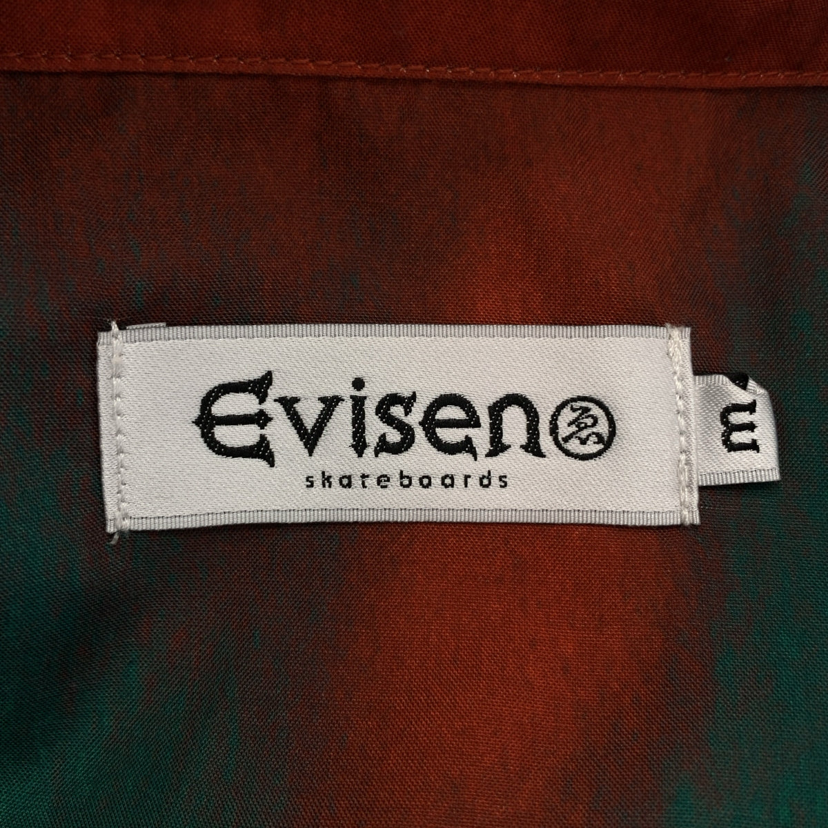 EVISEN SKATEBOARDS | EVIHENGE SHIRT 印花聚酯夏威夷襯衫 | M碼 | 綠/紅 | 男款