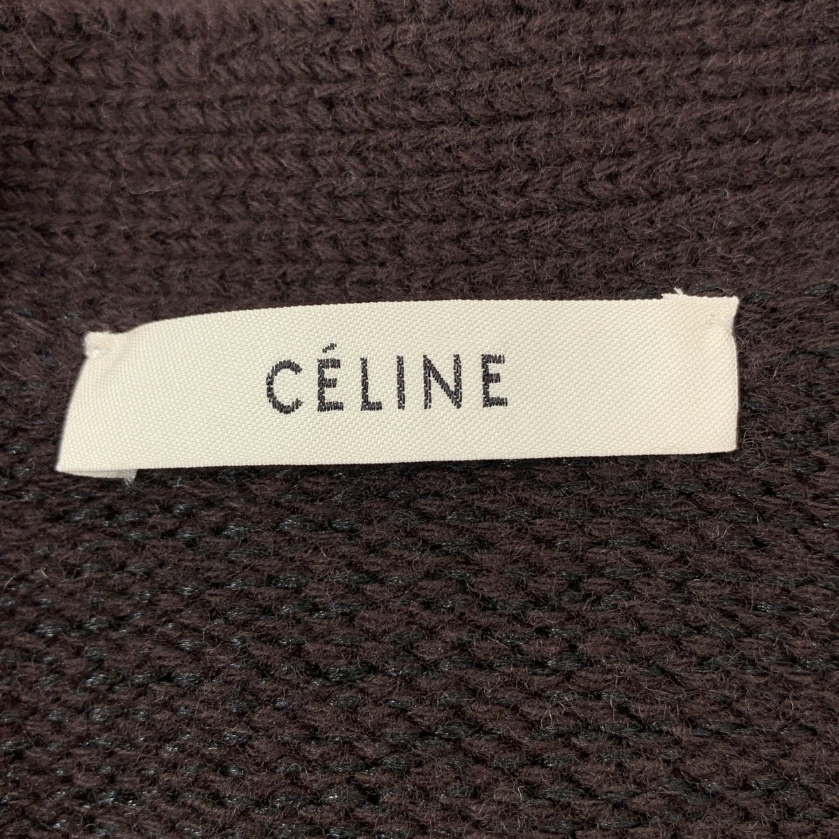 CELINE | 由 Phoebe Philo 羊毛與羊絨超大開襟衫 | XS | 女款