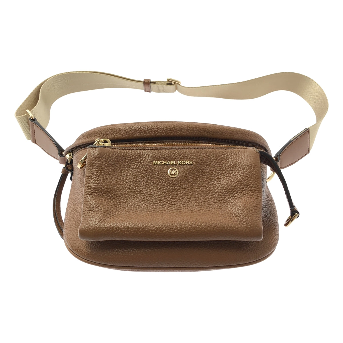 MICHAEL KORS / マイケルコース | レザー ショルダーバッグ | ブラウン | レディース