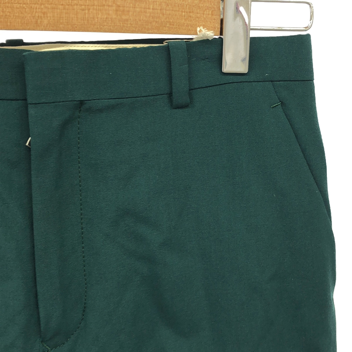 【美品】  mina perhonen / ミナペルホネン | 2020SS | sable / サーブル スラックス パンツ / 裏地付き | 36 | green | レディース
