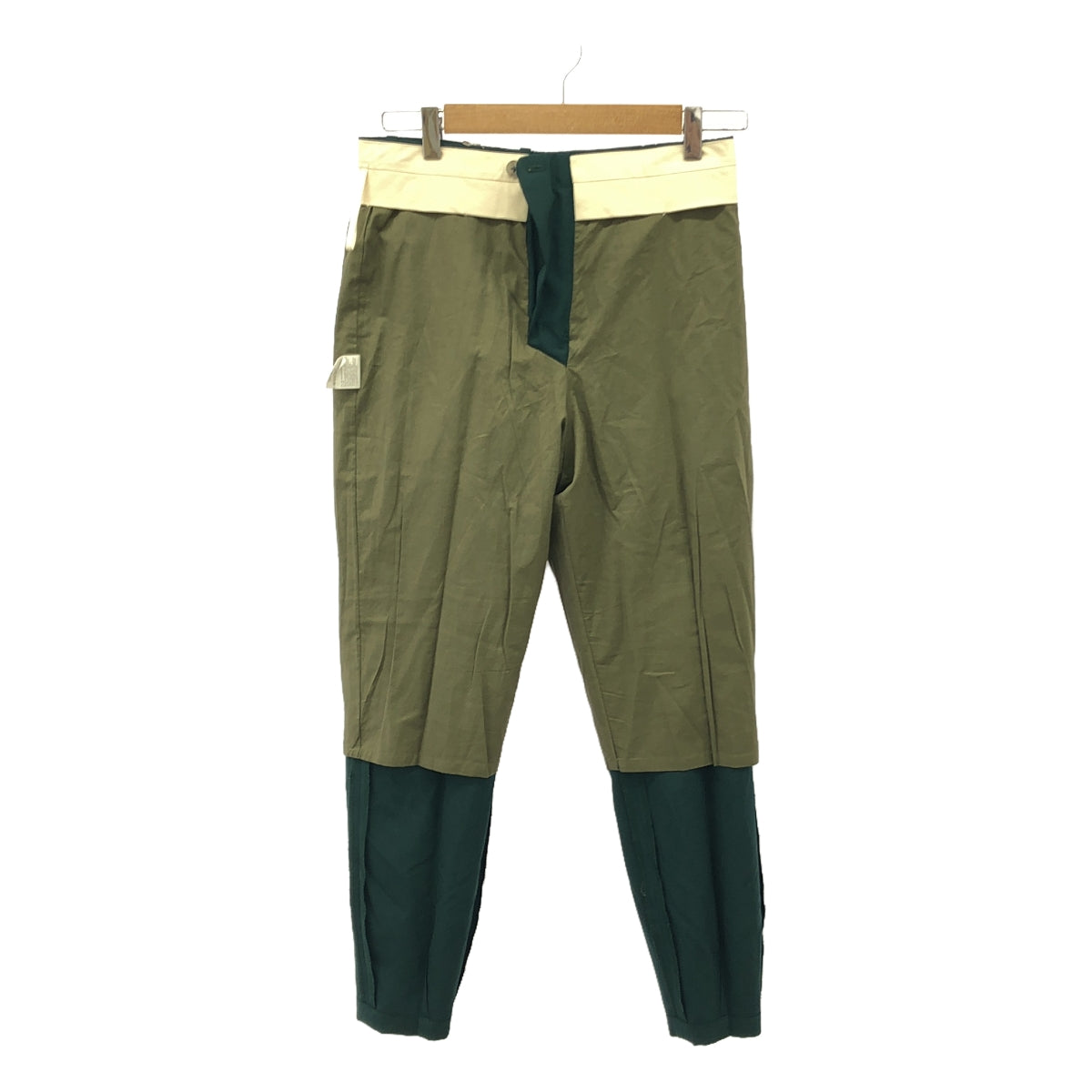【美品】  mina perhonen / ミナペルホネン | 2020SS | sable / サーブル スラックス パンツ / 裏地付き | 36 | green | レディース